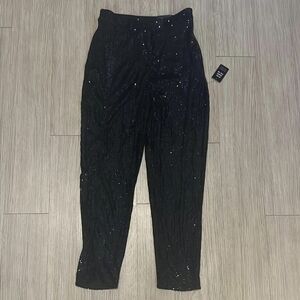 Express Women's Black Sequin Dress Pants